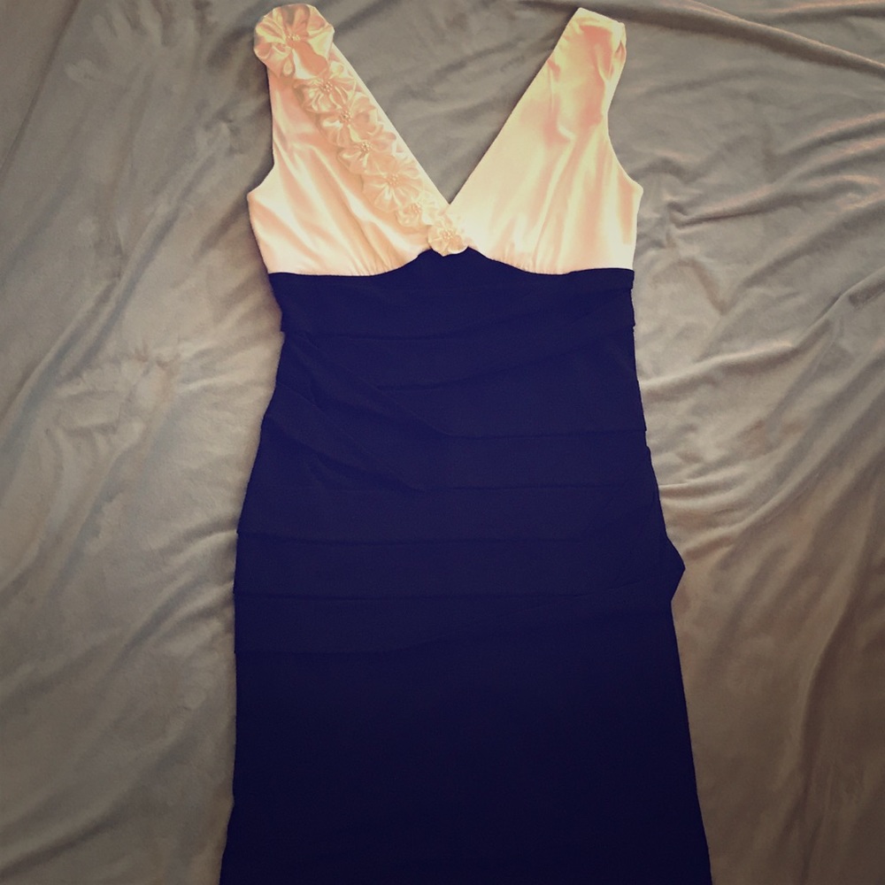 Black and White Cocktail Dress